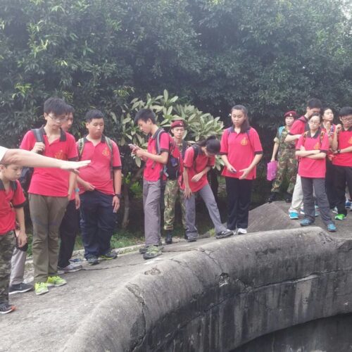 Guided Tour for Tai Po Boy Scout at Mount Davis